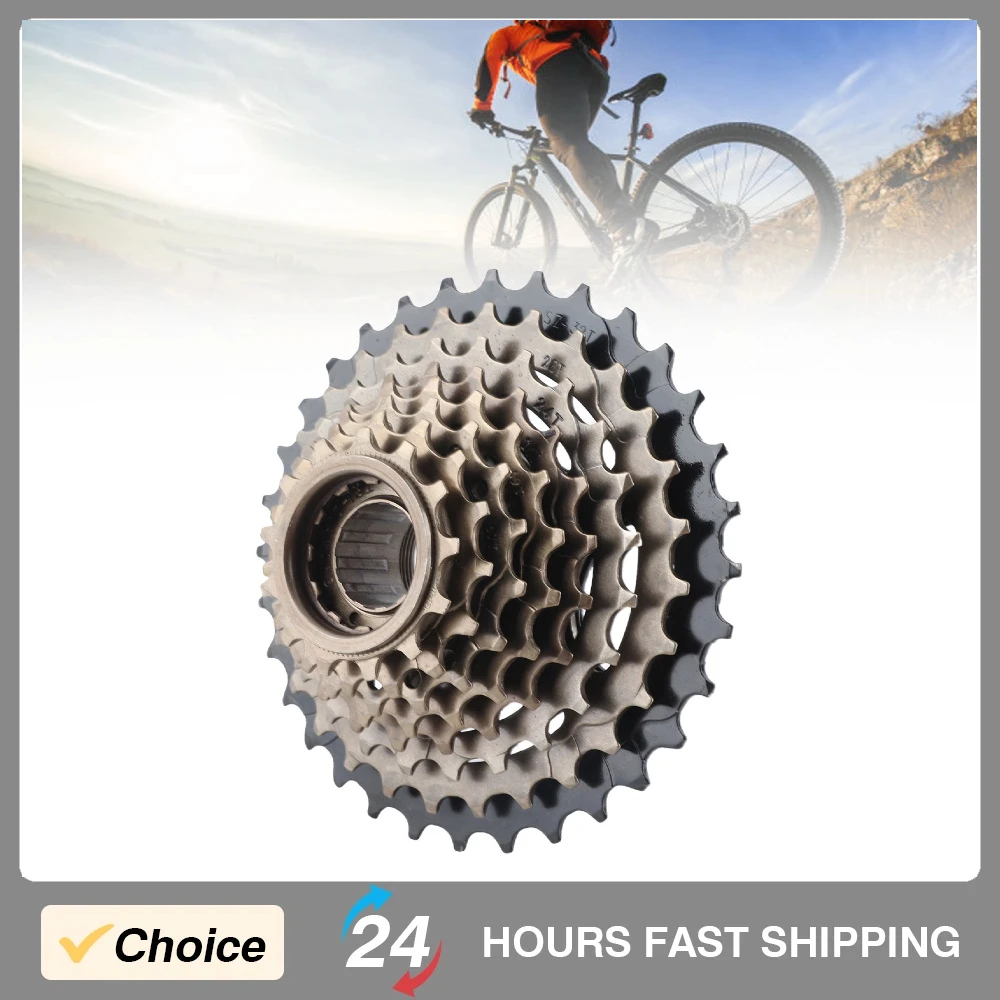 

8 Speed Threaded Freewheel 13‑32T Easy Using High Quality and Durable Mountain Bike Freewheel Threaded Hub Type Replacement