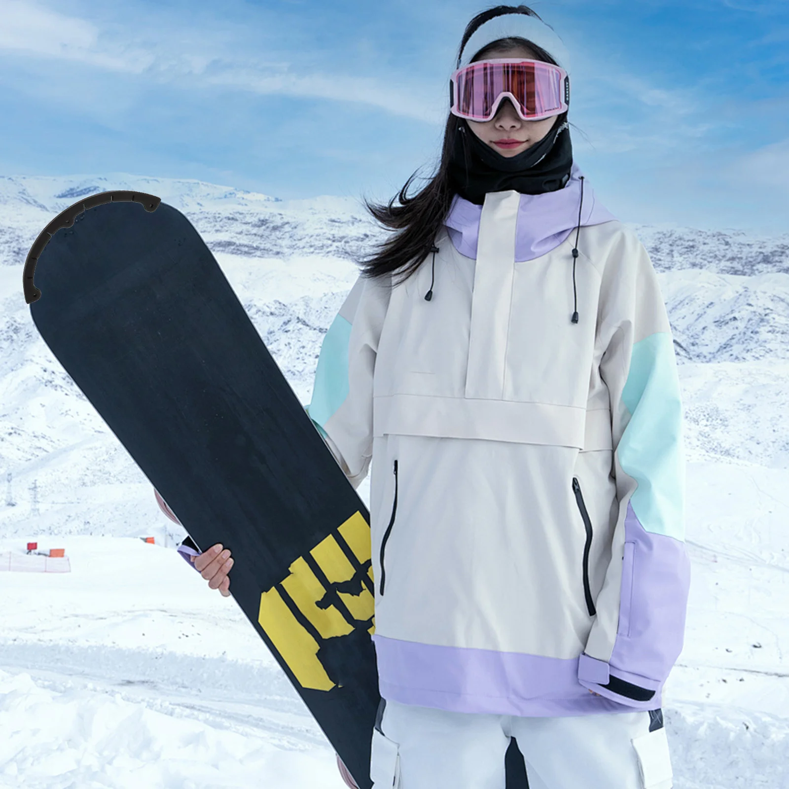 Защитный чехол для наконечника сноуборда, прочный, легкий, простой в установке, защита для хранения сноуборда