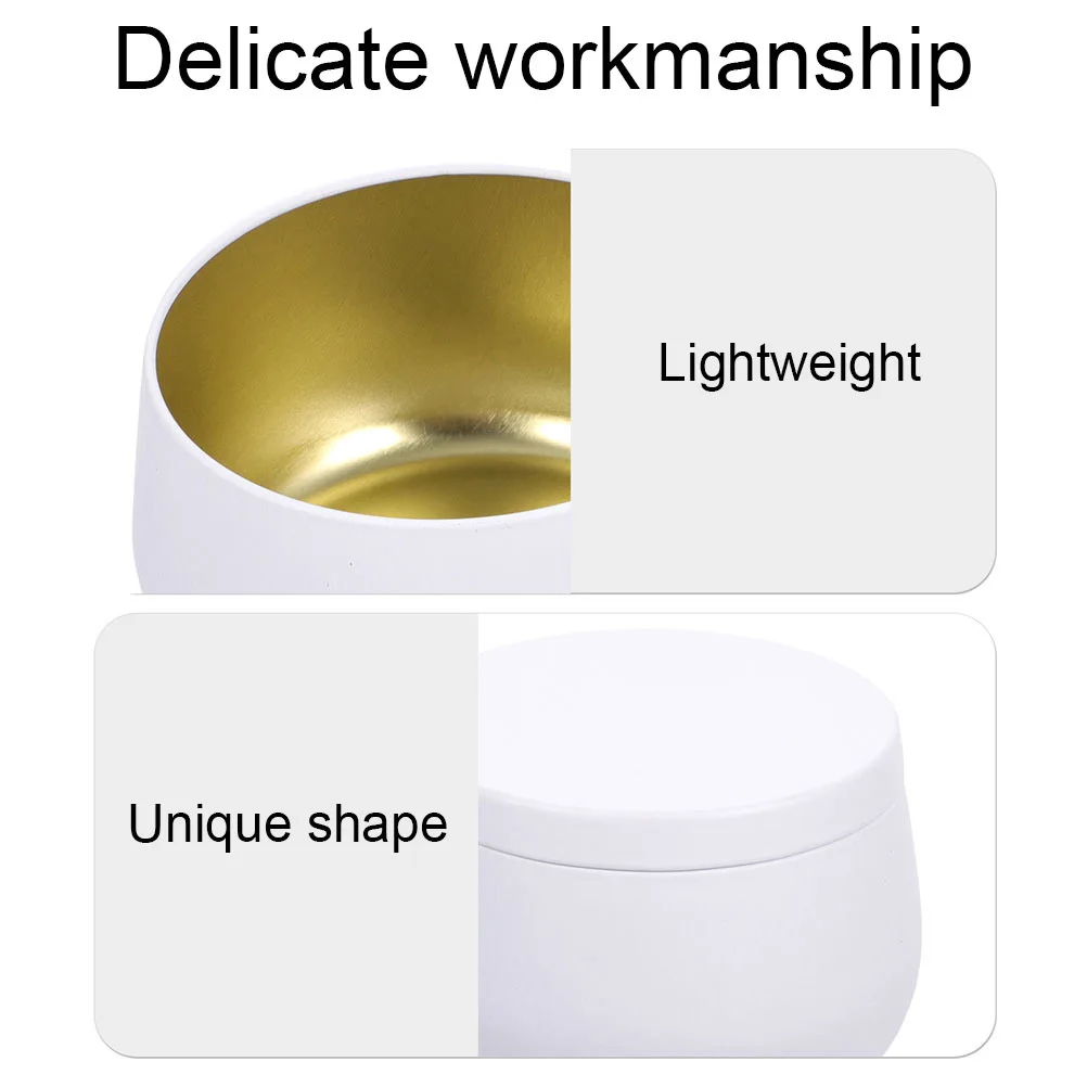 

12pcs Candy Tea Can Round Tinplate Storage Box Sealed Beads Container Jewelry Organizer Sundries Jar Gift Tin Packaging