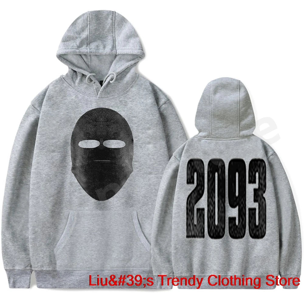 Yeat Mask Hoodies 2093 Album Rapper Merch Pullovers Women Men Fashion Casual HipHop Style Sweatshirts Top