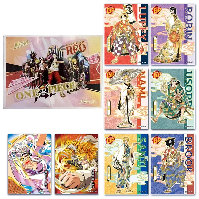 

Anime One Piece Card Final Chapter RED Theater Edition Luffy SSP AR HW HR SP PR Collection Cards Children's Toys Gifts