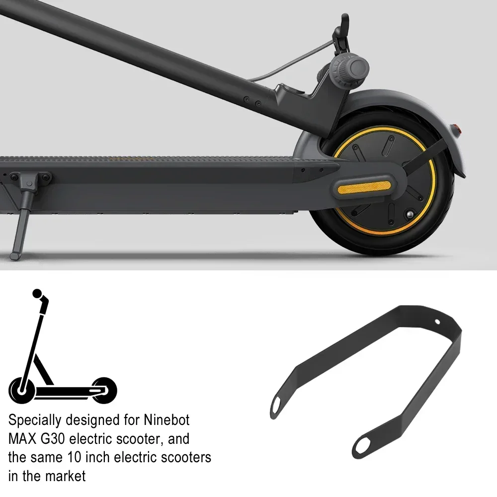 Vorne Hinten Kotflügel Zubehör Kit Für Ninebot Max G30 Elektrische Roller Carbon Fiber Fender Flügel Mit Bremslicht Teil – Detail 26