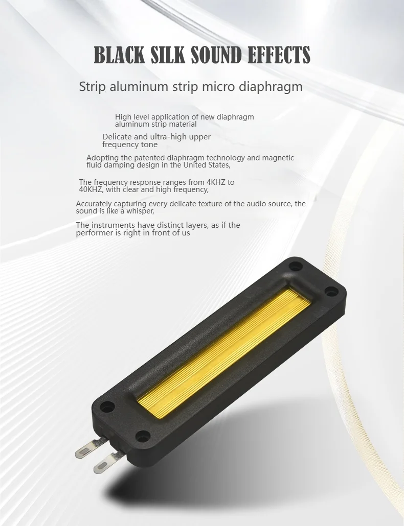 NEUER HIFIDIY LIVE R AL28 HI-FI 3-Zoll-Hochtöner 6 OHM 20W Hochton-Lautsprechereinheit Super Belt Type Hochleistungs-Lautsprecher – Detail 3