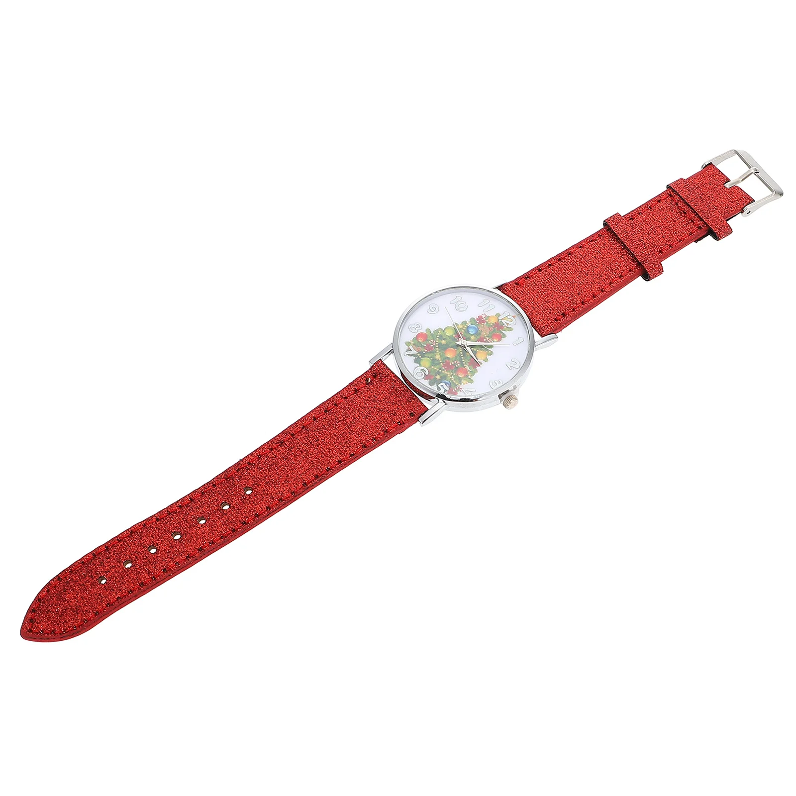 

1Pcs Women Wristwatch Christmas Tree Pattern Stylish Ladies Watch Xmas Festival Wristwatch Gift for Girls Students Wrist Watch