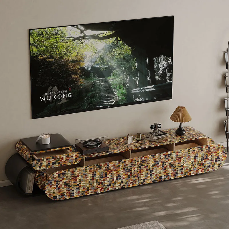 Italian Minimalist Tv Stands Nordic Modern Living Room Display Luxury Tv Table Designer Aesthetic Archivadores Trendy Furniture