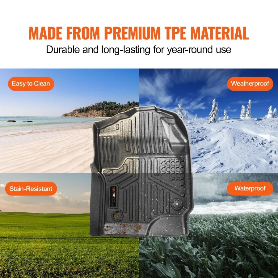 الحصير سيارات يناسب فورد F250 F350 F450 20172022 3 قطع #4