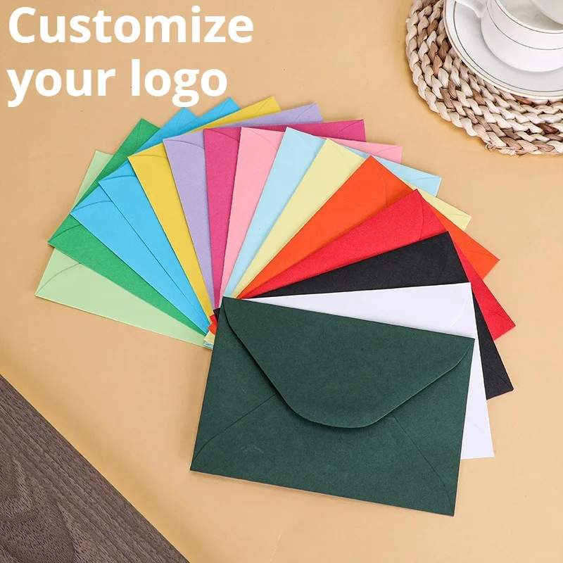 

10 Pcs 23x16.2cm Personalized Colored Envelopes Custom Size & Pattern for Party Gift Card Mailing Envelopes Wholesale