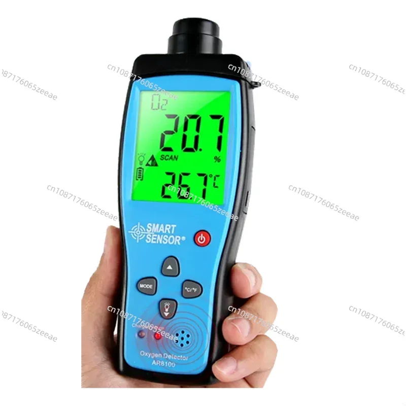 

SMART SENSOR AR8100 Air Quality Monitor Gas Meter Handheld Precision O2 Oxygen Detector Analyzer