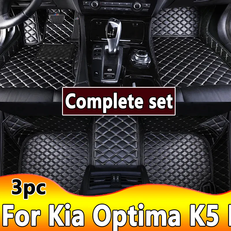 

Автомобильные коврики на заказ для Kia Optima K5 DL3 2011 2012 2013 2014, автомобильные роскошные кожаные коврики с полным покрытием для мужчин и женщин