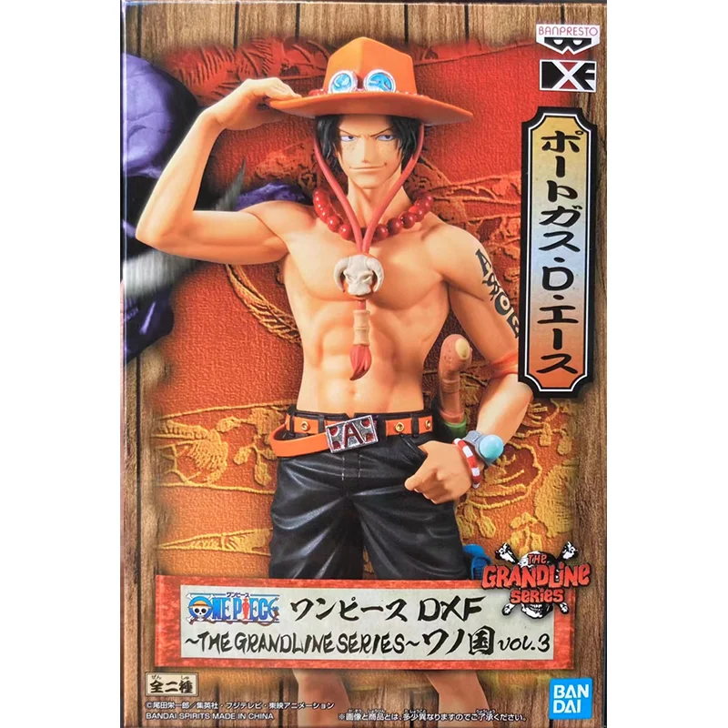 Bandai Original One Piece Anime Figure DXF ACE O-Tama Vol.3 Action Figure Toys for Children Gift Collectible Model Ornaments