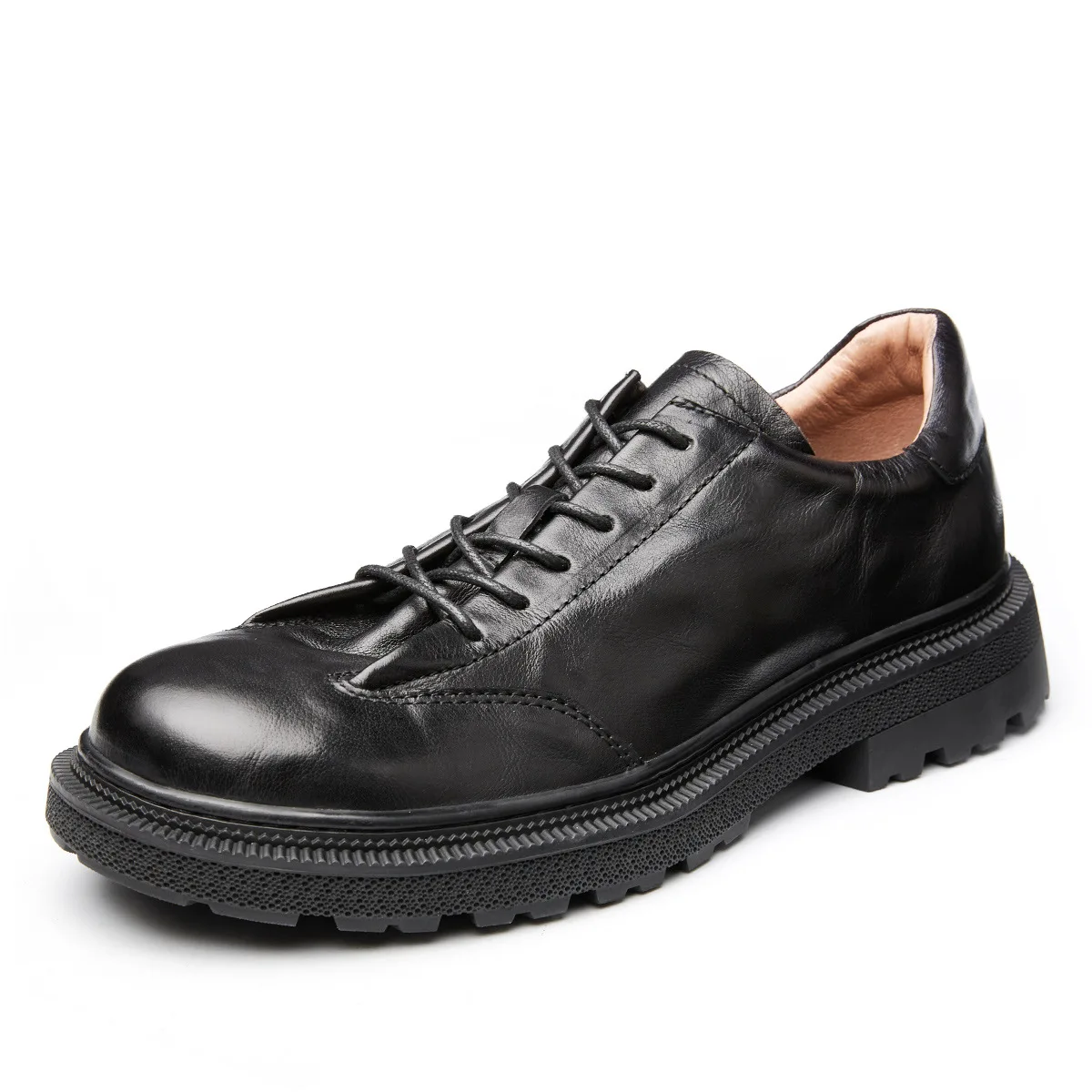 

Cowhide Breathable Shoes Casual Shoes Mens Fashion British Retro Men Flats Luxury Sneakers Designer Shoes Autumn Winter Spring