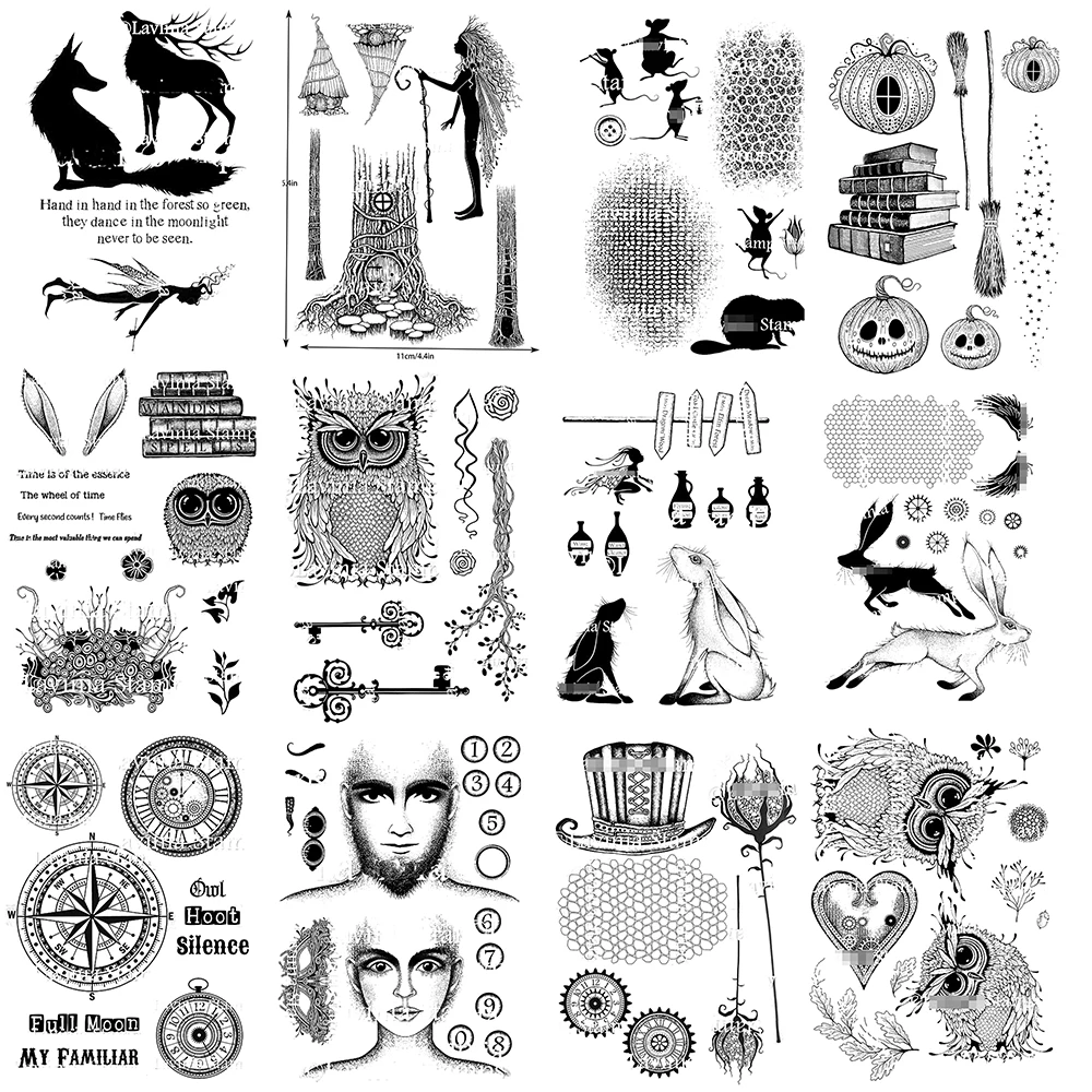 New Arrivals Fairies 2024 Fairy Clear Stamps Seal for DIY Scrapbooking Card Rubber Stamp Making Photo Album Handemade Crafts