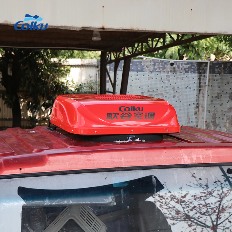 

Colku 12 Volt 24V New Energy Roof Top Air Conditioning System For Trucks RVs Electric Caravan Cooler Auto Parking Conditioner