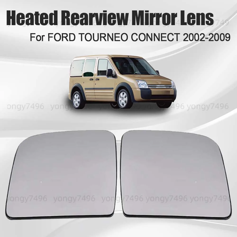 Auto Grande Angolo Riscaldato Lente Dello Specchio Retrovisore Per FORD TOURNEO CONNECT 2002 2003 2004 2005 2006 2007 2008 2009 Auto Accessori