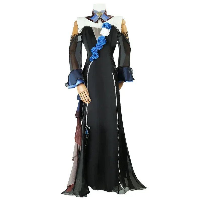 ZA01 Genshin Impact Albedo zhongli ganyu xiao Diona Tartaglia Eula Cosplay Symphony Concert Costume Carnival Halloween Masqu1Lm@