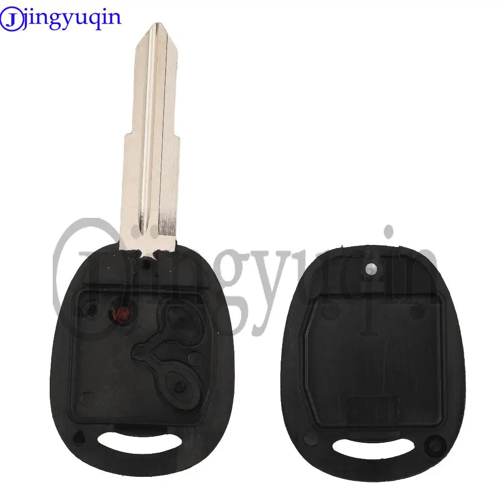 

jingyuqin 10Pcs Car Remote Key Shell Fob Case 2 Buttons For Chevrolet Spark Beat Sail Aveo kalos Barina Epica Lova Replacement