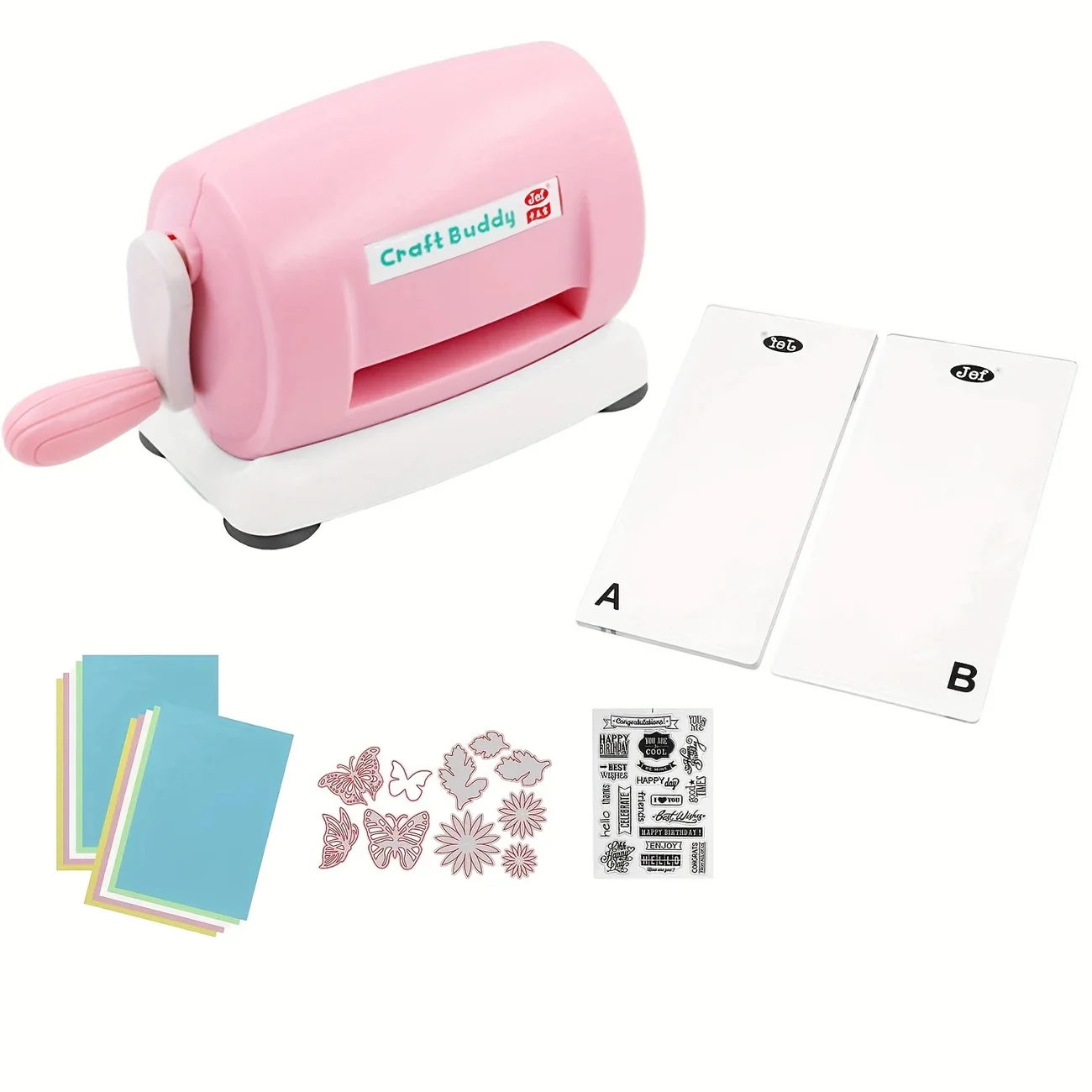 5 Colors Die Cutting Embossing Machine Scrapbooking Cutter Paper Card Cutting Embossing Machine Hand DIY Craft Buddy