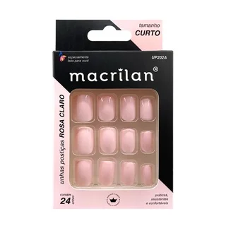 Macrilan Short Light Pink Fits Nails UP202A