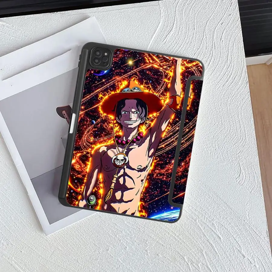 

Чехол OneS P-ieceS Fire Fist Ace для планшетов iPad Pro 2025, Mini 6, 7, Air 4, 5, M3, M2, 1, 2, M4, 11 дюймов, Pro 11-го, 10-го, 9-го, 8-го, 7-го поколений, 12.9 дюймов