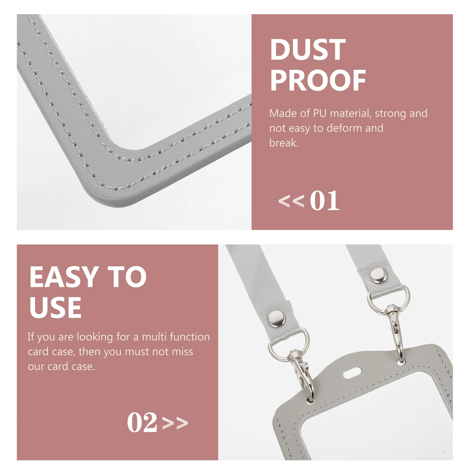 حامل بطاقات صنعة رائعة حامي شارة الأمن الحبل حاملي الهوية بو الممرضات مريحة #3