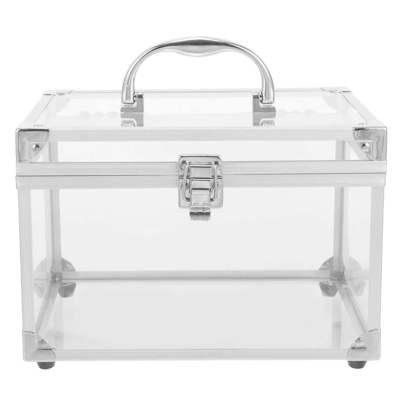 Cd Storage Box Dvd Storage Box Clear Plastic Disc Organizer Space Saving Design Sturdy Construction for Cd Dvd Collection