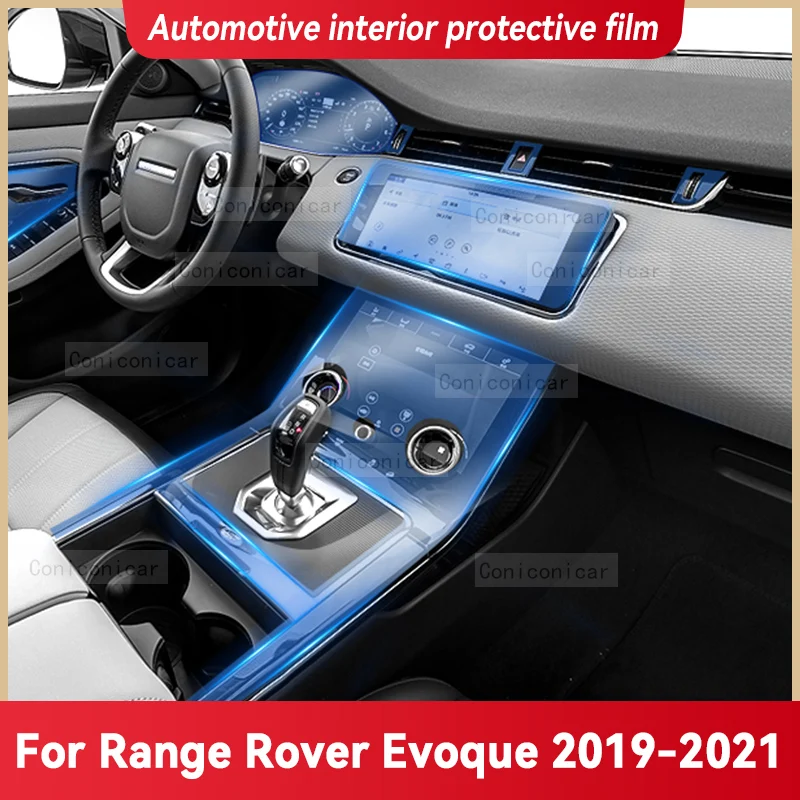 

For RANGE ROVER Evoque 2019-2021 Gearbox Panel Dashboard Navigation Automotive Interior Protective Film TPU Anti-Scratch