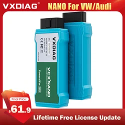 VXDIAG j2534 ECU Programming VCX NANO NX100 For VW ECU Coding All System Automatic obd2 5054A 6154A WIFI Scanner Free Update