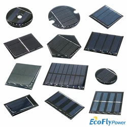 1PC 2V 2.5V 4V 4.5V Mini Mono/Poly Solar Panel 60mA 80mA 100mA 120mA 130mA 150mA 200mA 260mA DIY Solar Cell Module Solar System