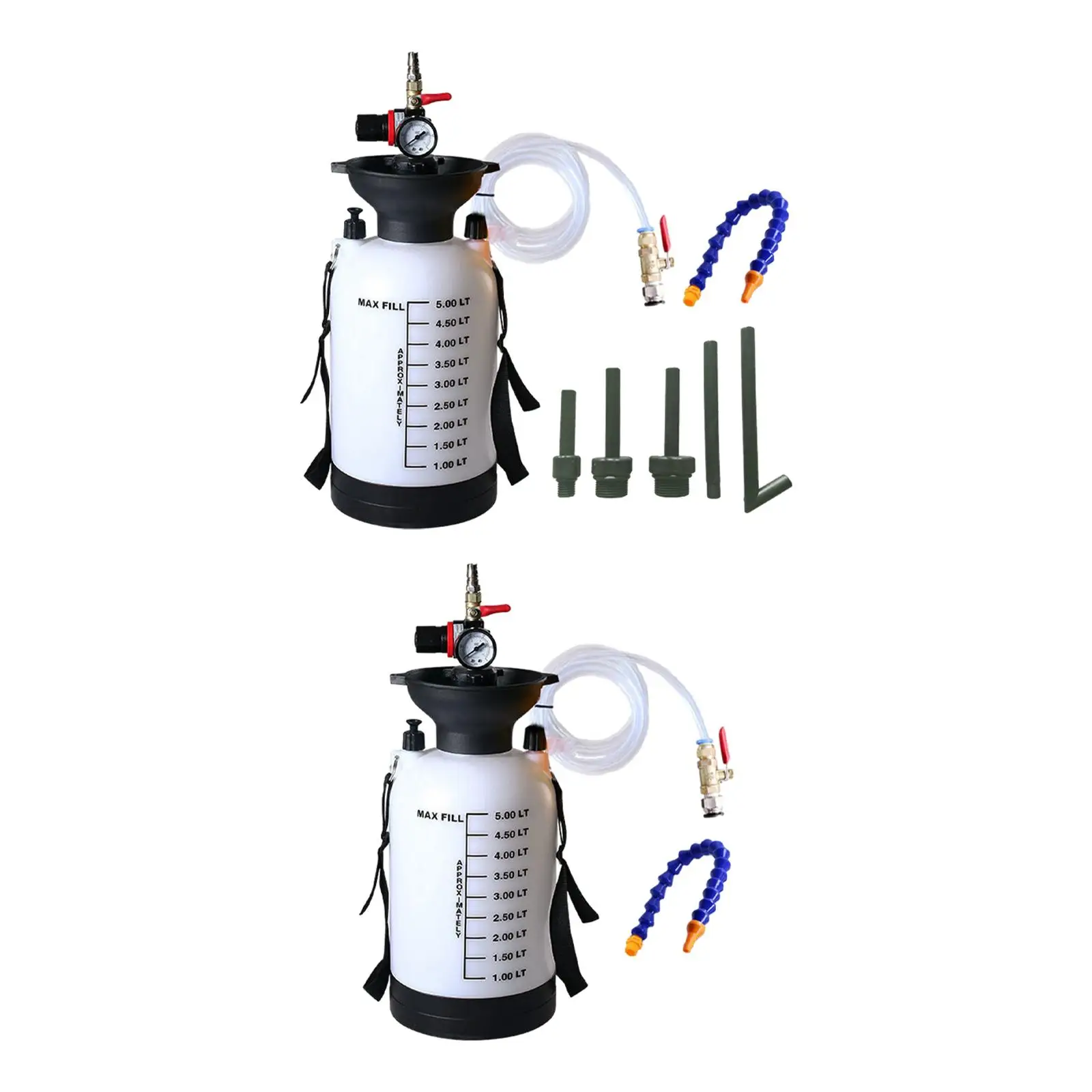 Automotive Fluid Pump Refill System Oil Refilling 5L Auto Fluid Fill Extractor Gear Oil Filler Tank