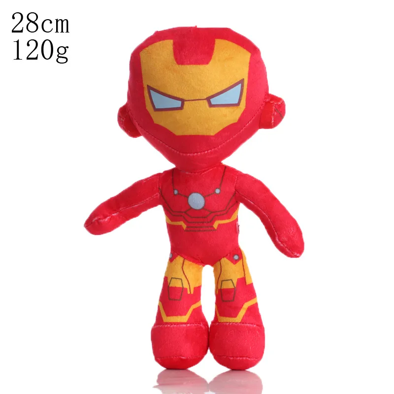 12 Stil Rächer Wunder Plüschtiere Groot Kapitän Amerika Spiderman Iron Man Puppen gefüllt Plüsch niedlichen Puppe Geburtstag Idee Geschenk