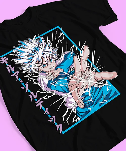 

Anime T Shirt Japanese unisex Hunter X Hunter: Killua Zoldyck