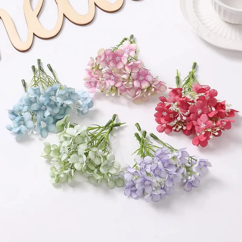 10/20/30PCs Silk Daisy Artificial Flowers Head 5 Forks Fake Flowers For Home Wedding Decoration DIY Vases Gifts Accessories