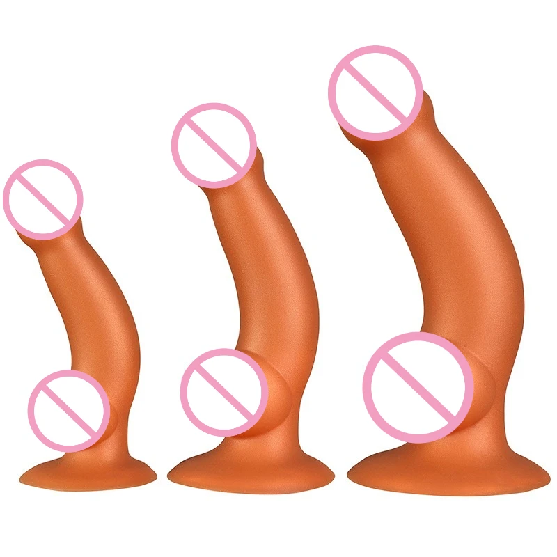 Women Alien Shaped Penis 3 Sizes Silicone Huge Anal Plug Dildos Big Butt Plug Dilator Stimulate Vagina Anus Fast Orgasm Sex Toy