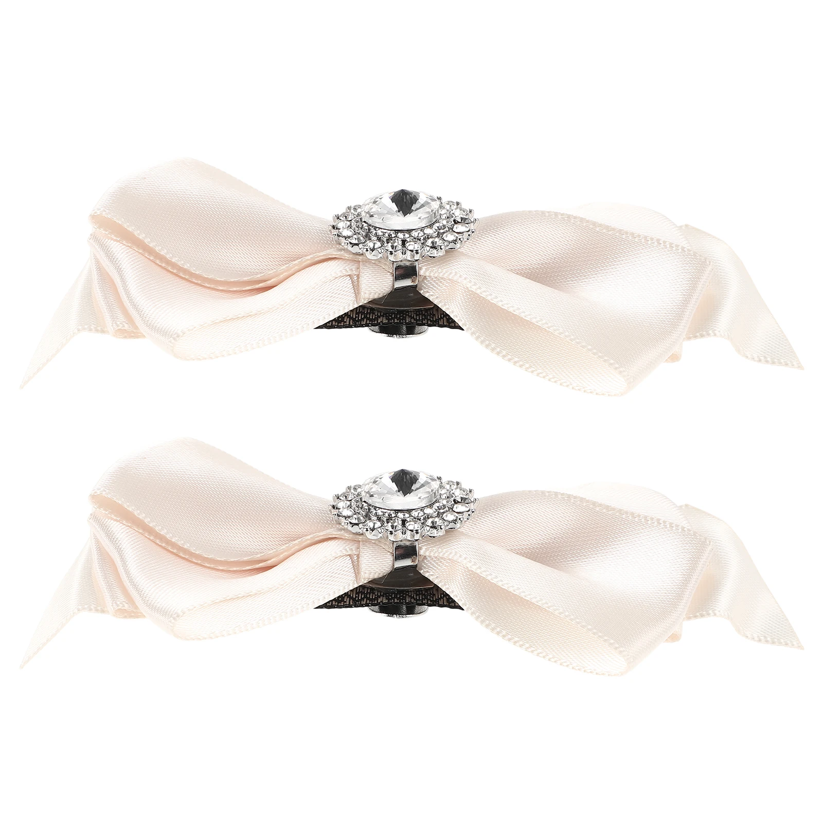 

Shoe Buckle Decoration Detachable Flower Buckles Decorative Accessories Wedding Bridal Clips Beige Bowknot Charms Bride