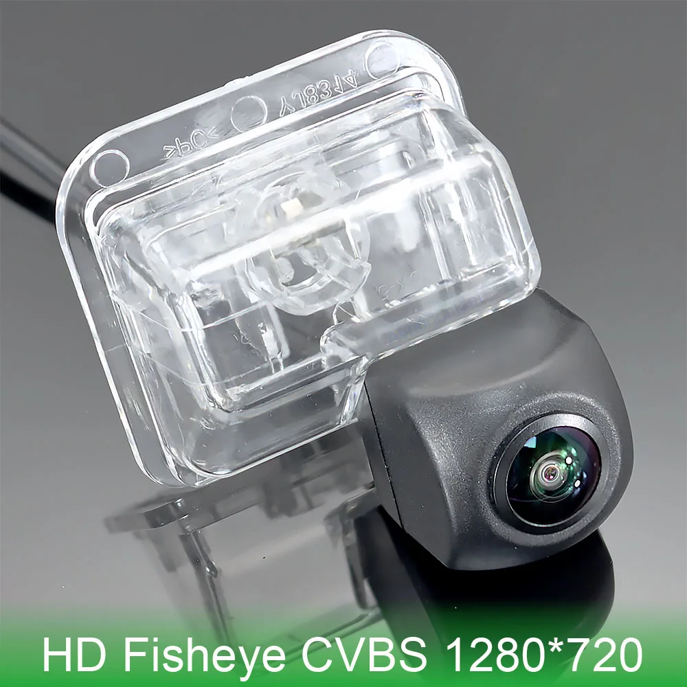 HD CVBS Fish Eye Vehicle Backup Reverse Camera For Mazda Cx-5 CX5 KE 2015 2016 2017 Car Rear View Camera OEM Original car screen