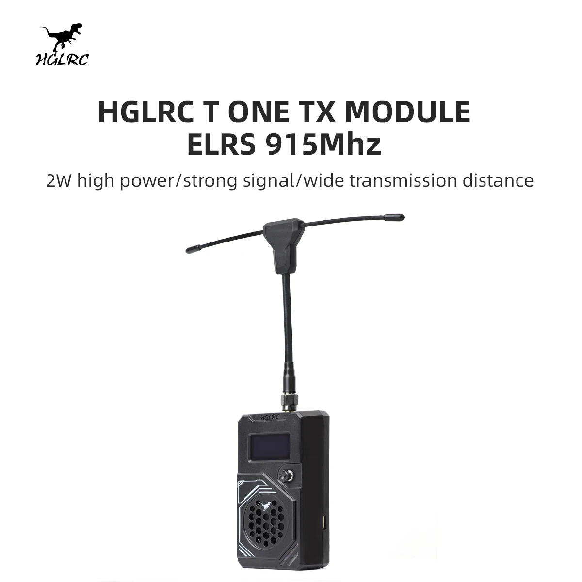 

HGLRC T ONE TX модуль 915 МГц ELRS 2 Вт 3-6S LiPo для FPV большого радиуса действия DIY части