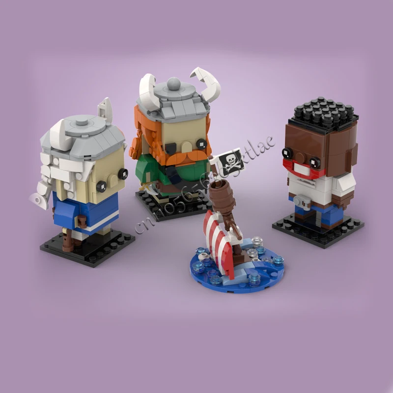 526 قطعة MOC شخصيات كرتونية كلاسيكية القراصنة الخالدة الهدايا نموذج مخصص لغز العمارة لتقوم بها بنفسك مجموعة التعليم اللعب الهدايا #2
