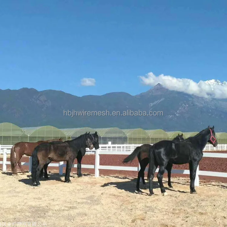 Puertas y vallas de Pvc de vinilo de alta calidad, valla blanca Para Caballo, precio competitivo