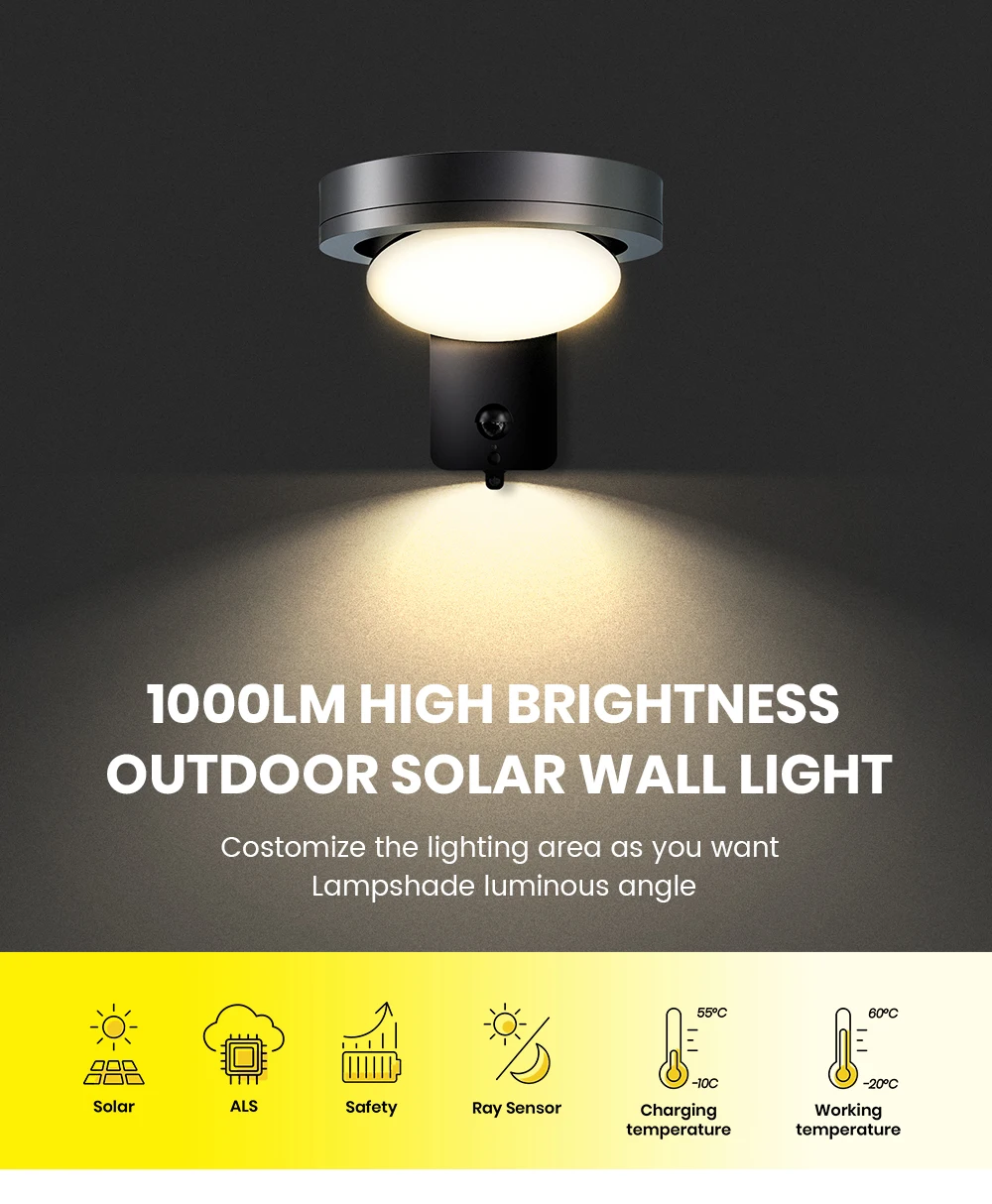 مصابيح جدارية خارجية تعمل بالط - مراجعة Outdoor Lighting For Fence وسعره