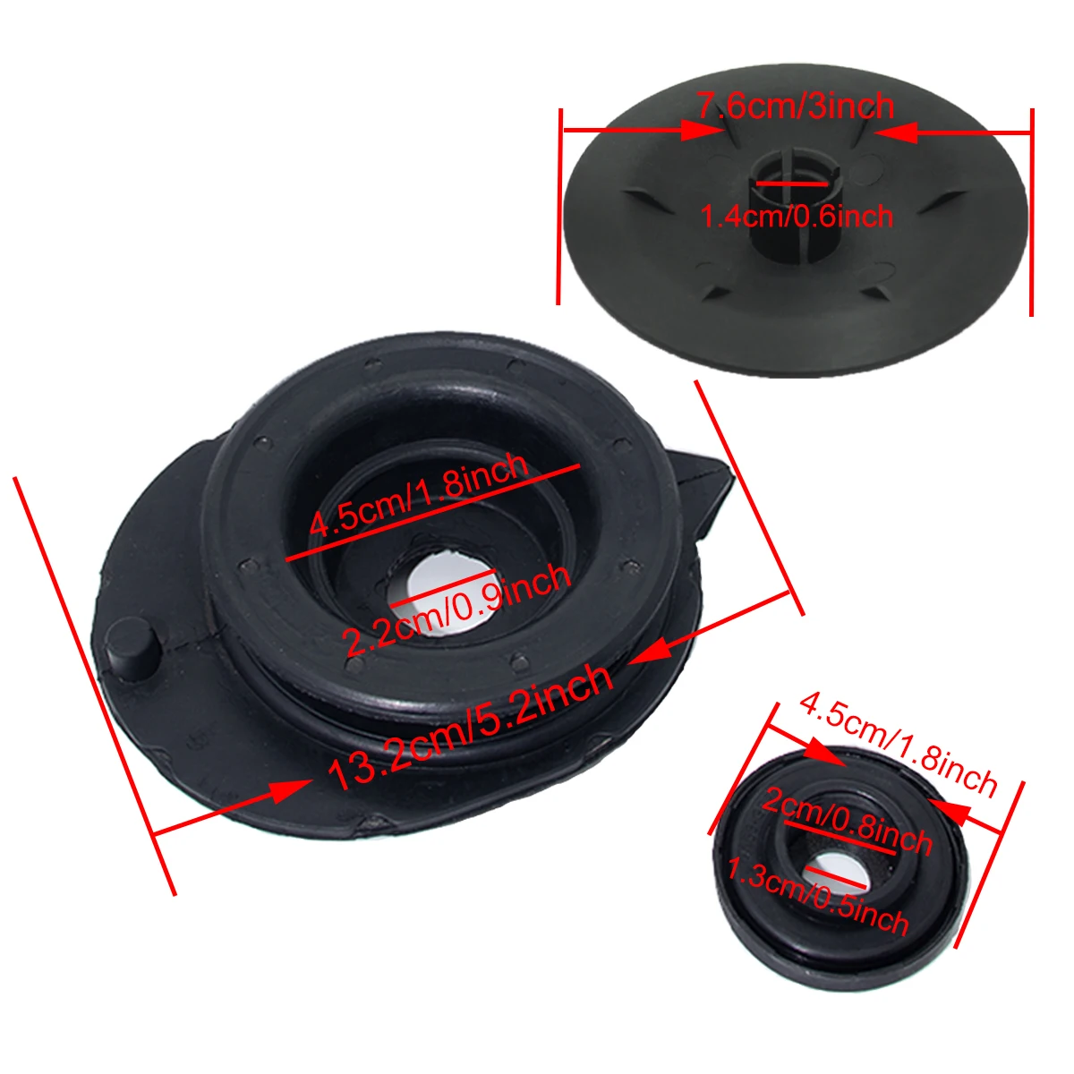 2 Sets Front Suspension Strut Top Mounting Kit Shock Absorption 46746544 Waterproof Automotive For Lancia Ypsilon 843 Musa 350