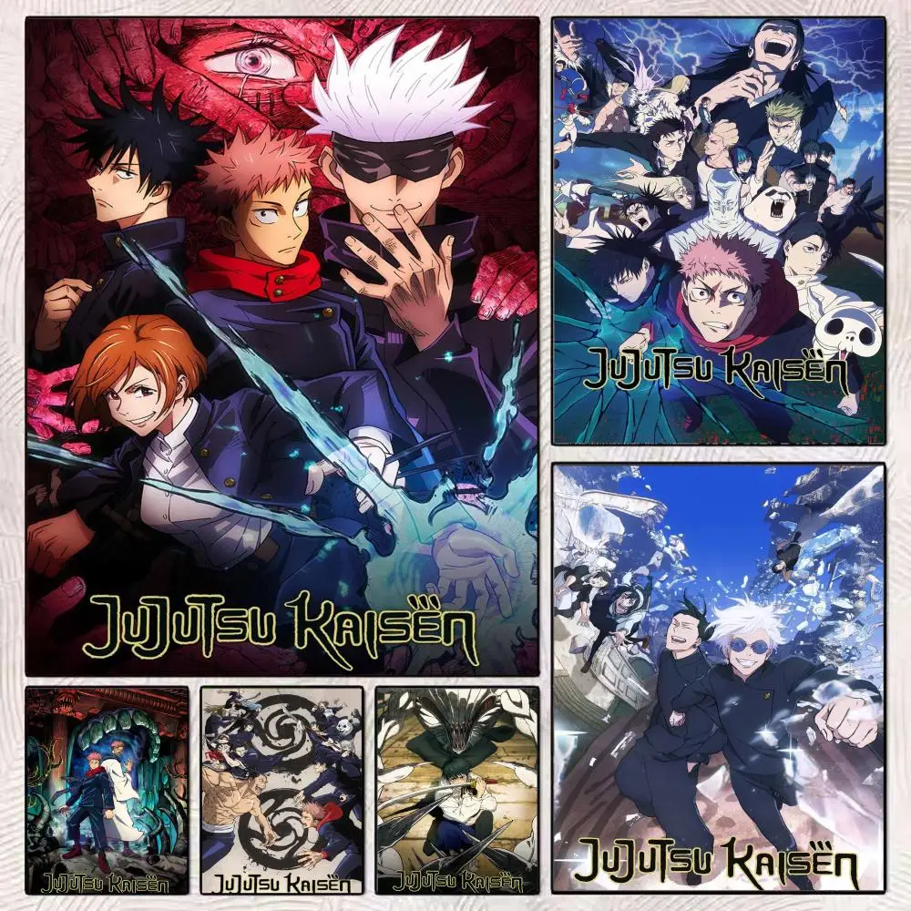 Popular Anime J-Jujutsu Kaisen Poster Modern Minimalist Wall Art Prints Poster Home Decor Interior Bedroom Living Room