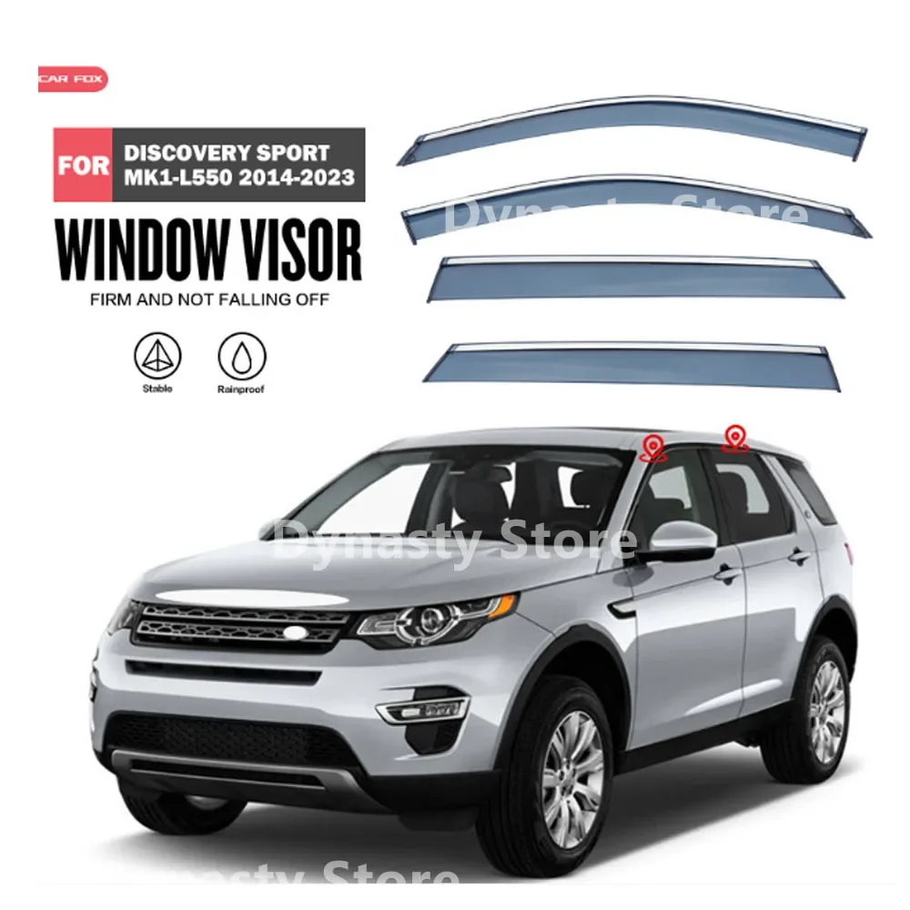 

Car Window Visor Waterproof Protect Sunny Rainy Shelter Auto External Accessory For Land Rover DISCOVERY SPORT