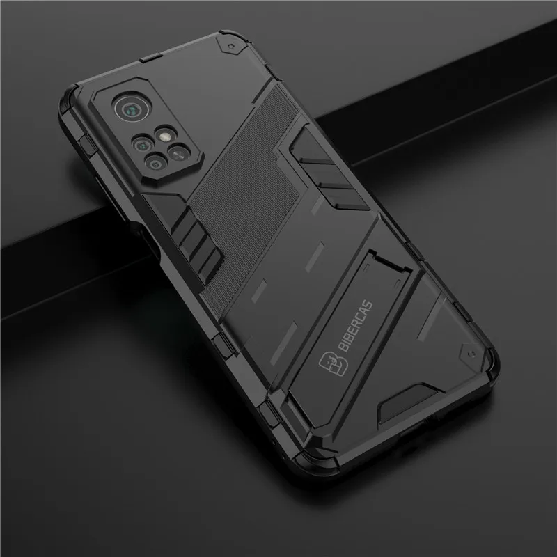 For Xiaomi Mi 10T 10 T Pro 5G Case Armor Shockproof Phone Cases For Mi 10T Pro Mi10T Pro Silicone Hard Rugged Kickstand Shell