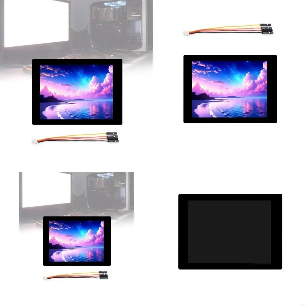 

C90F RP2350 Программируемый ARM RISC V Плата интегрированный емкостный сенсорный дисплей AMOLED