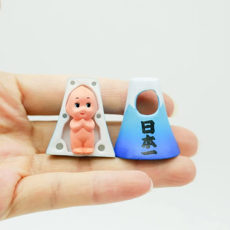 Japan Kewpie Cross-dressing Doll Blind Box Toys Lucky Cat Fuji Mountain Cherry Blossom Collection Ornaments Kids Gifts