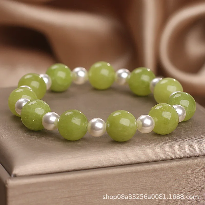 جديد التورمالين الأخضر الطبيعي سوار للنساء ضوء فاخر المتخصصة رائعة عصرية بسيطة متعددة الاستخدامات كريستال