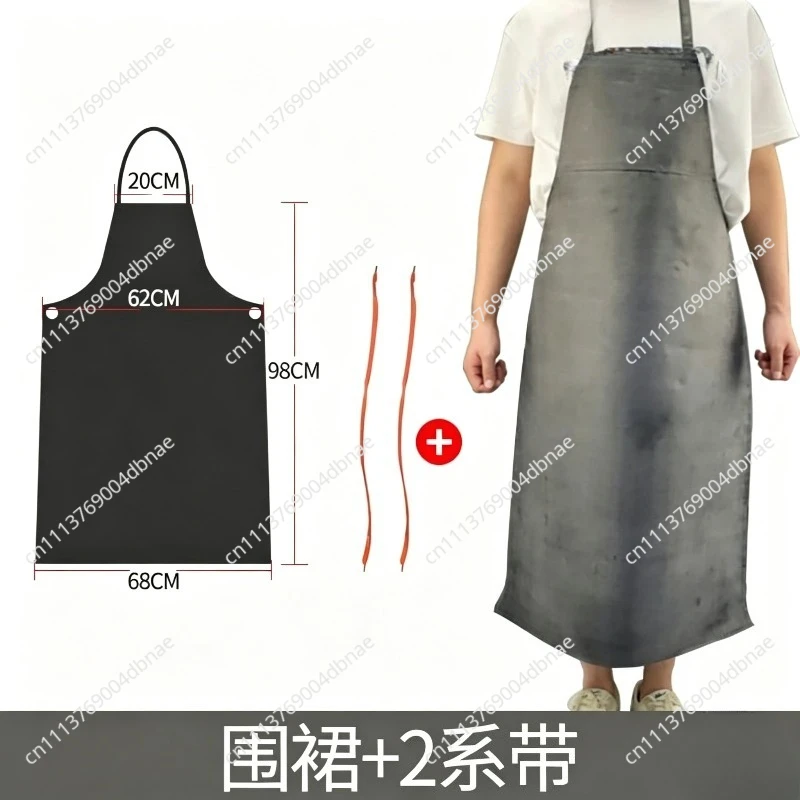 Industrial Anti-corrosion Acid and Alkali Resistance, Multi-purpose Apron, Waterproof Thick Rubber Leather.