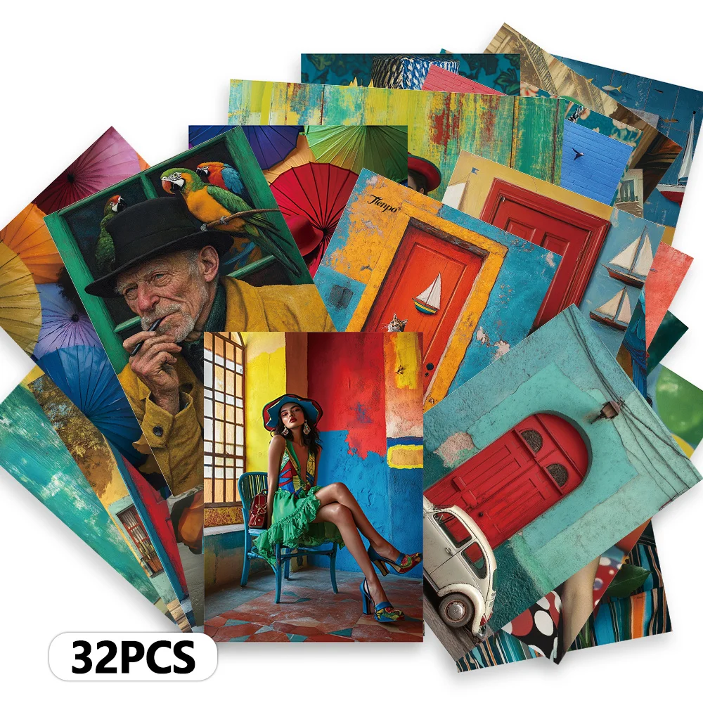 

32pcs,Van Gogh-style Sunflowers postcards,decoration/greeting cards/postcards,high-resolution printing, collectible and mailable