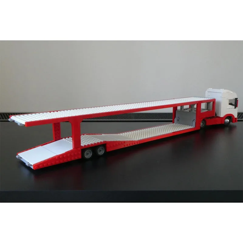 

MOC-207357 Грузовой бортовый транспортный грузовик, модель строительного блока, 1069, детали, креативная детская игрушка на день рождения для мальчиков, подарок