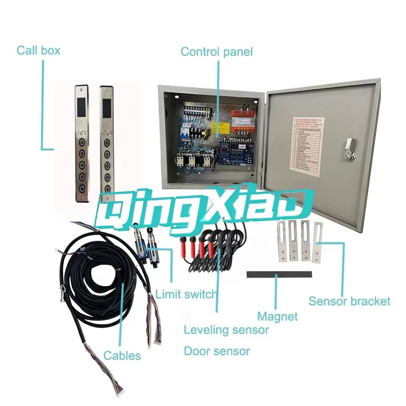 Electric Hoist Hydraulic Cargo Lift Intelligent Distribution Box Food Lift Freight Elevator Traction Machine Controller Cabinet